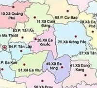 Bản đồ xã Ea Knuec